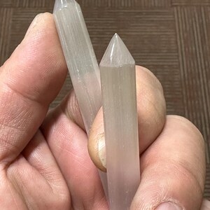 Selenite 5" x 1/2" Pencil Wand image 5