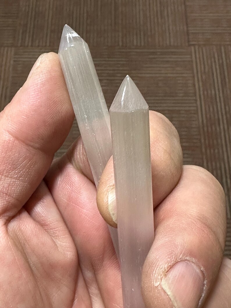 Selenite 5" x 1/2" Pencil Wand image 5