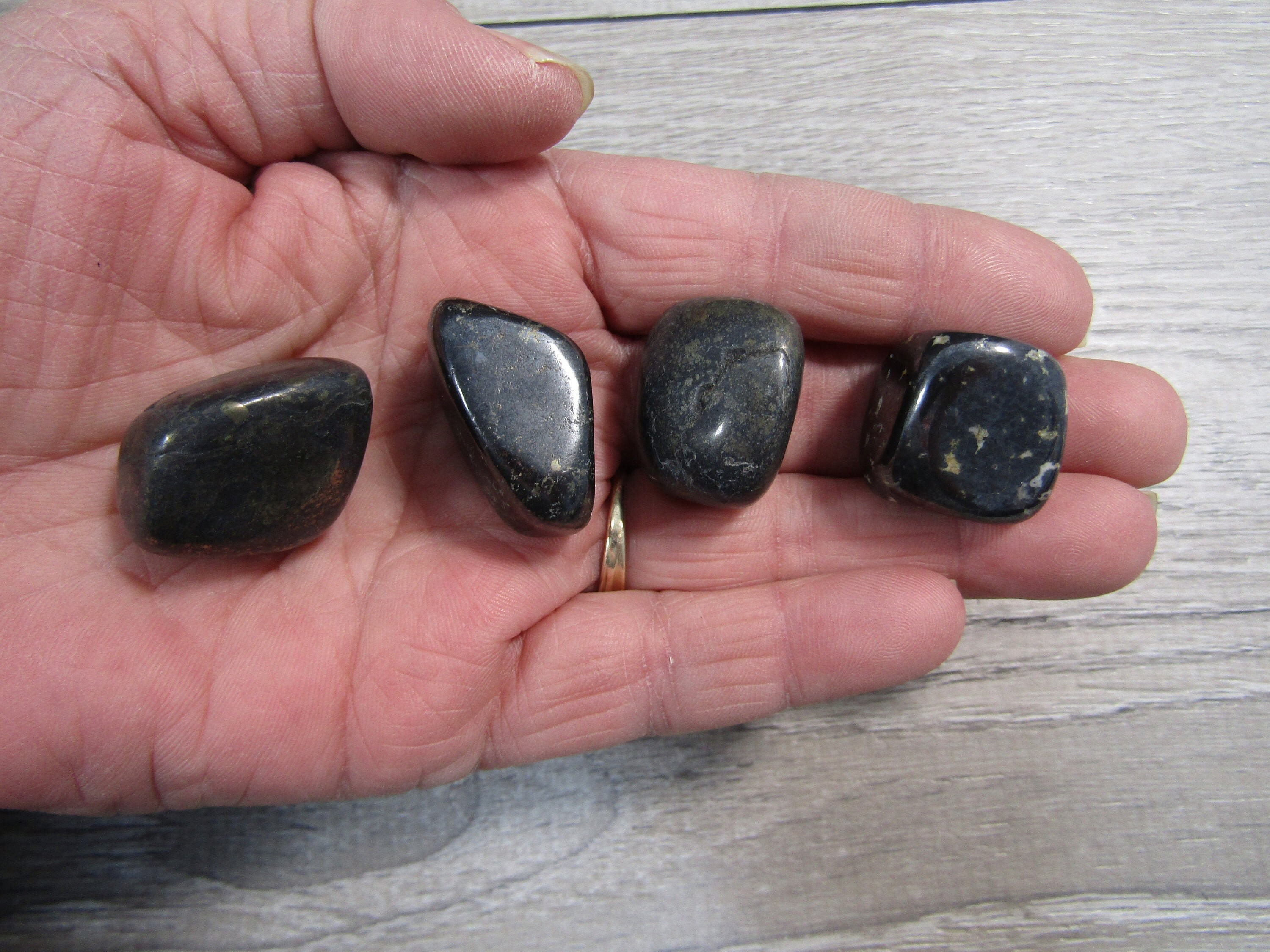 Healers Gold  Medium Tumbled Stone T428