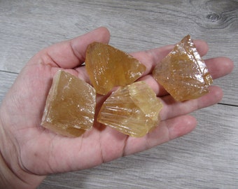 Citrine Calcite Large Chunk U116