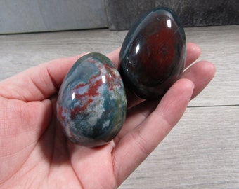 Indian Bloodstone Egg 48 x 36 mm Crystal