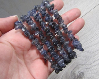 Iolite Stretchy String Bracelet G251