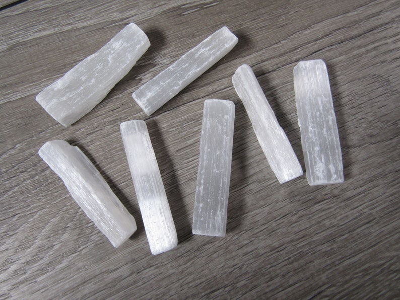 Selenite Raw 2 inch Stick Wand SL2 image 9