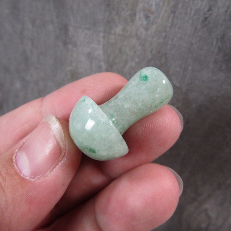 Aventurine Fairy Mushroom Small Shaped Stone image 6