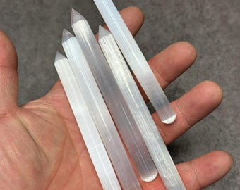 Selenite 5" x 1/2" Pencil Wand