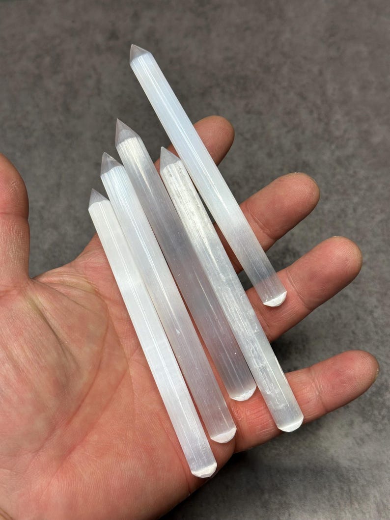 Selenite 5" x 1/2" Pencil Wand image 1