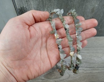 Labradorite Crystal, Gemstone Fairy Headband 2042