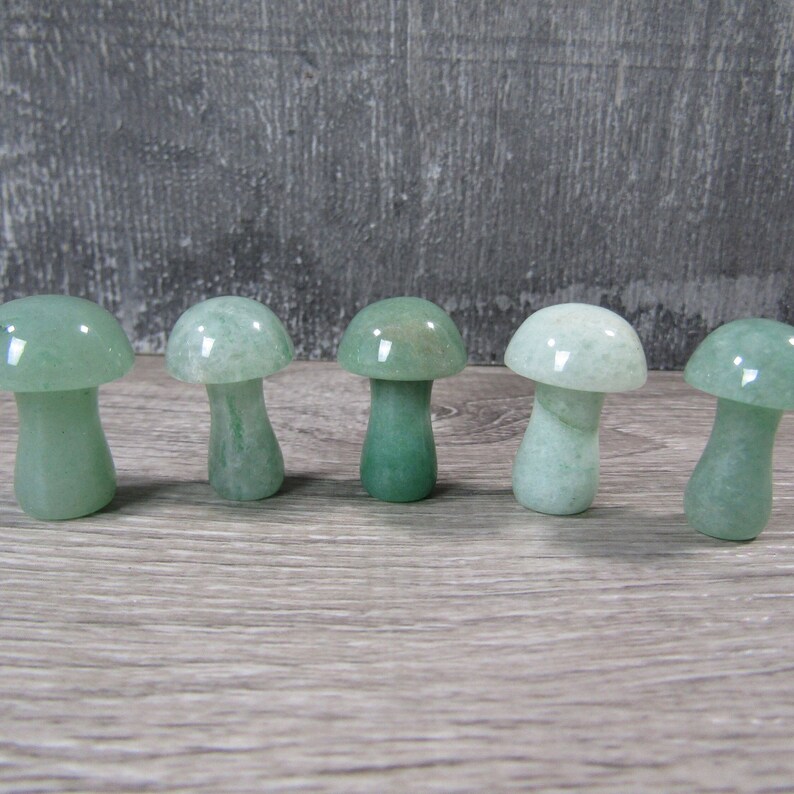 Aventurine Fairy Mushroom Small Shaped Stone image 3