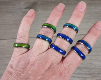 Stainless Steel Mood Rings