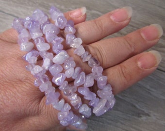 Lavender Amethyst Chip 30 inches Looped Strand 231