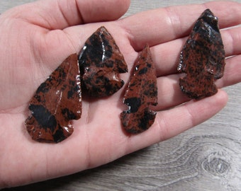 Mahogany Obsidian Arrowhead AA10