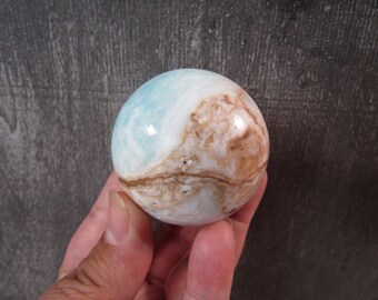 Caribbean Calcite 2 inch + Sphere S104