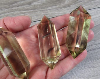 Lemon Citrine Vogel Style 2.25 inch + Wand 5090B