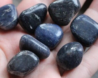 Blue Aventurine Tumbled Stone 0.75 inch + Crystal