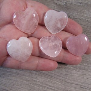 Rose Quartz Flat 25 mm Heart K109