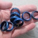 Blue Hematite Ring Approx. Size 6-7 Approx M103