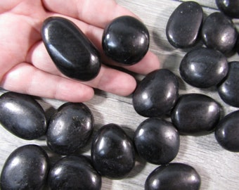 Black Tourmaline Palm Stone 1+ inch + F409