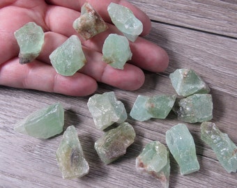 Green Calcite Raw Chunk