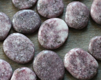 Lepidolite Disk Small Flat Crystal