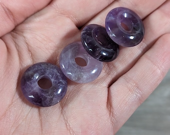 Amethyst 20 mm Pi Stone Crystal J32B