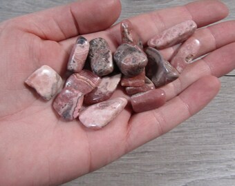 Rhodochrosite 1/2 inch + Tumbled Stone T177
