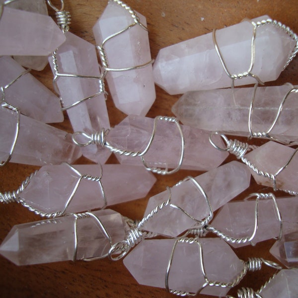 Rose Quartz Pendant P46