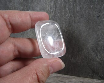 Quartz Rectangle Worry Stone E128