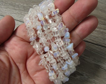 Opalite Chip Stretchy String Bracelet 278