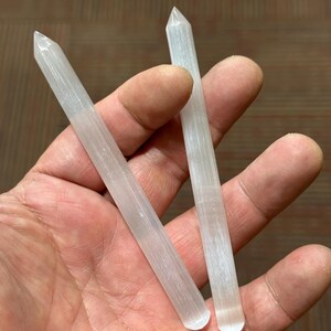Selenite 5" x 1/2" Pencil Wand image 9