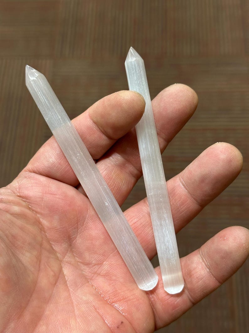 Selenite 5" x 1/2" Pencil Wand image 9