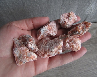 Orange Calcite Chunk U1