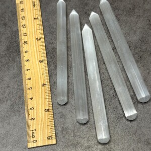 Selenite 5" x 1/2" Pencil Wand image 10