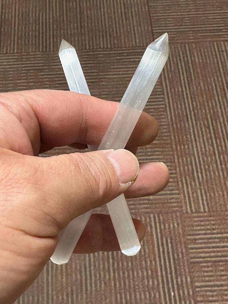 Selenite 5" x 1/2" Pencil Wand image 7