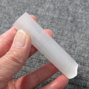 Selenite Wand 3.75 inch Raw Stick Wand SL4 image 4