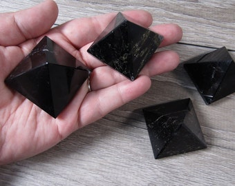 Black Tourmaline Pyramid 1.75 inch + M294