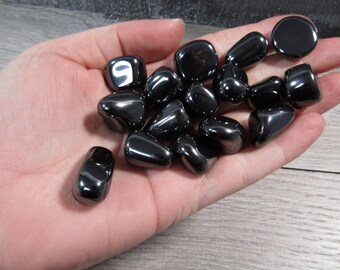Hematite 0.5 inch + Tumbled Stone T70