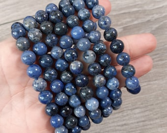 Dumortierite Stretchy 8 mm Bracelet 322