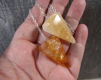 Citrine Pendulum J169