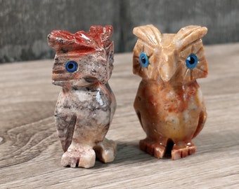 Owl Figurine Soapstone