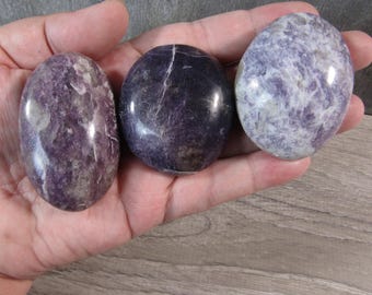 Lepidolite Palm Stone 2 inch +