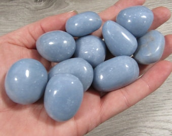 Angelite Large Tumbled Stones T281