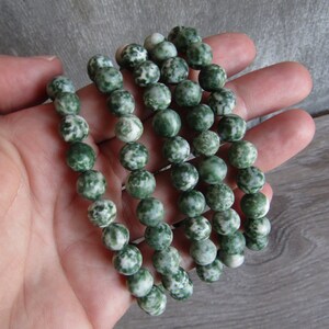 Tree Agate 8 mm Round Bracelet G221