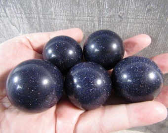Blue Goldstone Sphere 38 to 40 mm S27