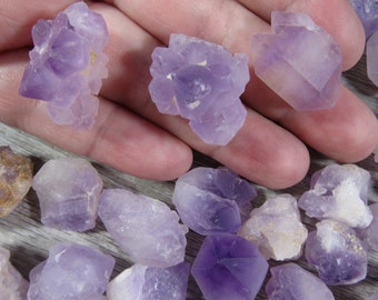 Amethyst Backbone Raw Large 0.5 inch + Crystal  R13