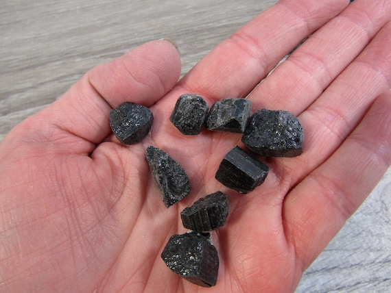 Black cheap tourmaline etsy