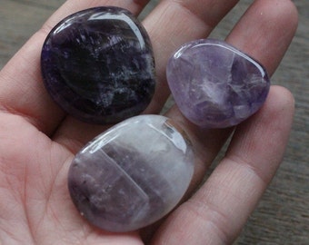 Amethyst Disk Small Flat Crystal