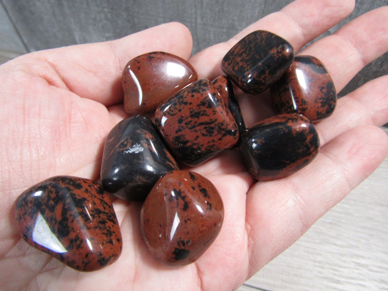 mahogany obsidian tumbled mahogany obsidian tumbled