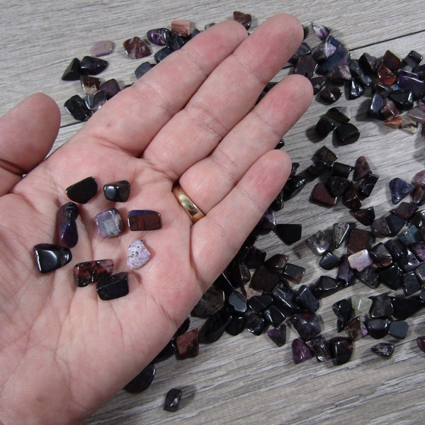 Sugilite Tumbled Stone 0.5 inch + Crystal