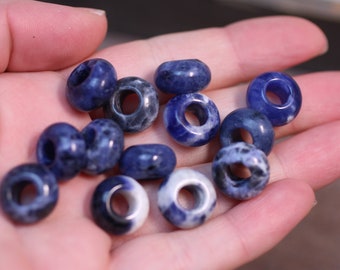 Sodalite Pi Stone 14 mm Crystal Donut J96