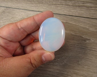 Opalite Oval Palm Stone E61